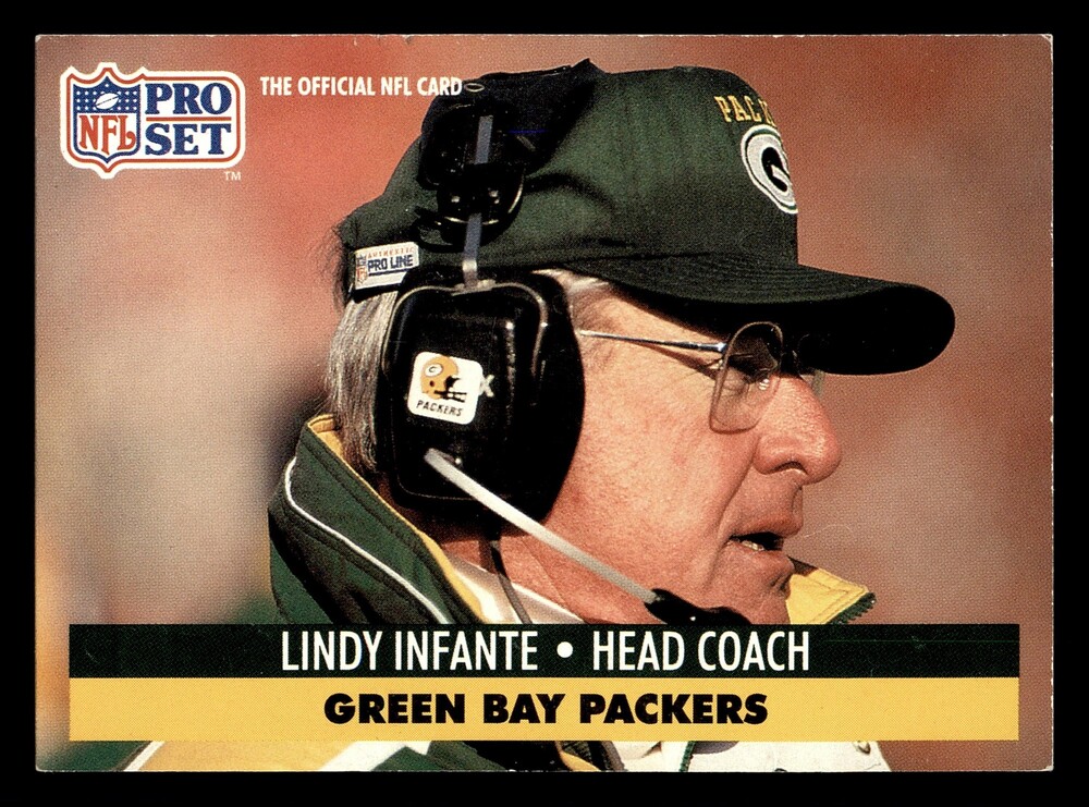 1991 Pro Set #162 Lindy Infante Green Bay Packers Football Card